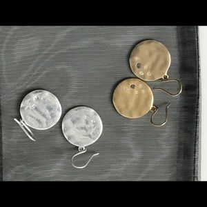 Kenneth Cole drop earrings with crystals